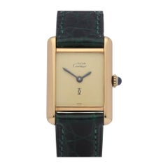 Cartier Must de Cartier 119572 Ladies Gold Plated Watch
