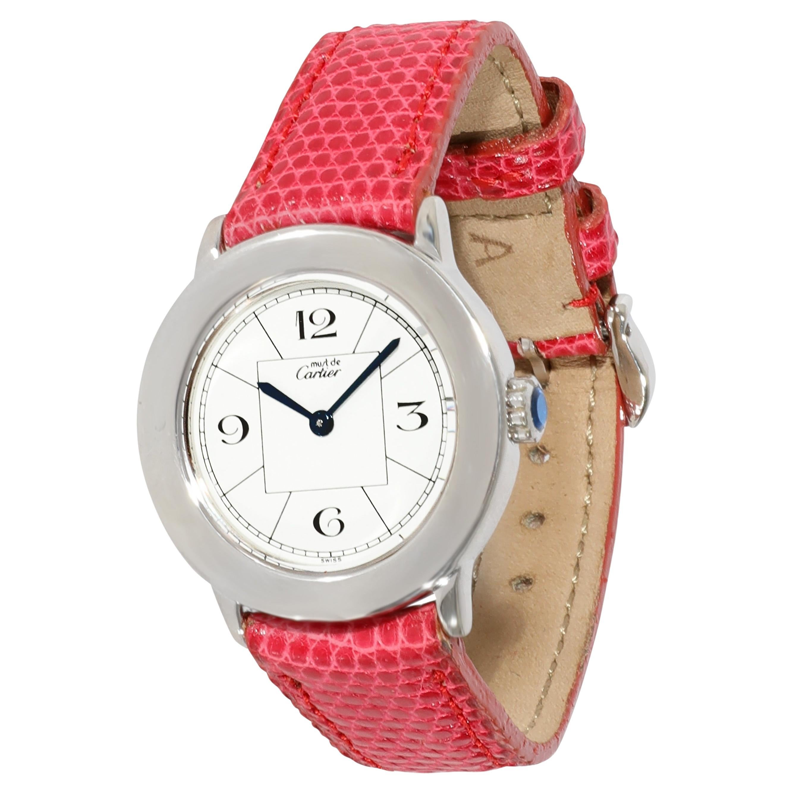 Cartier Le Must de Cartier VLC 019212 Women's Watch in Vermeil For Sale ...