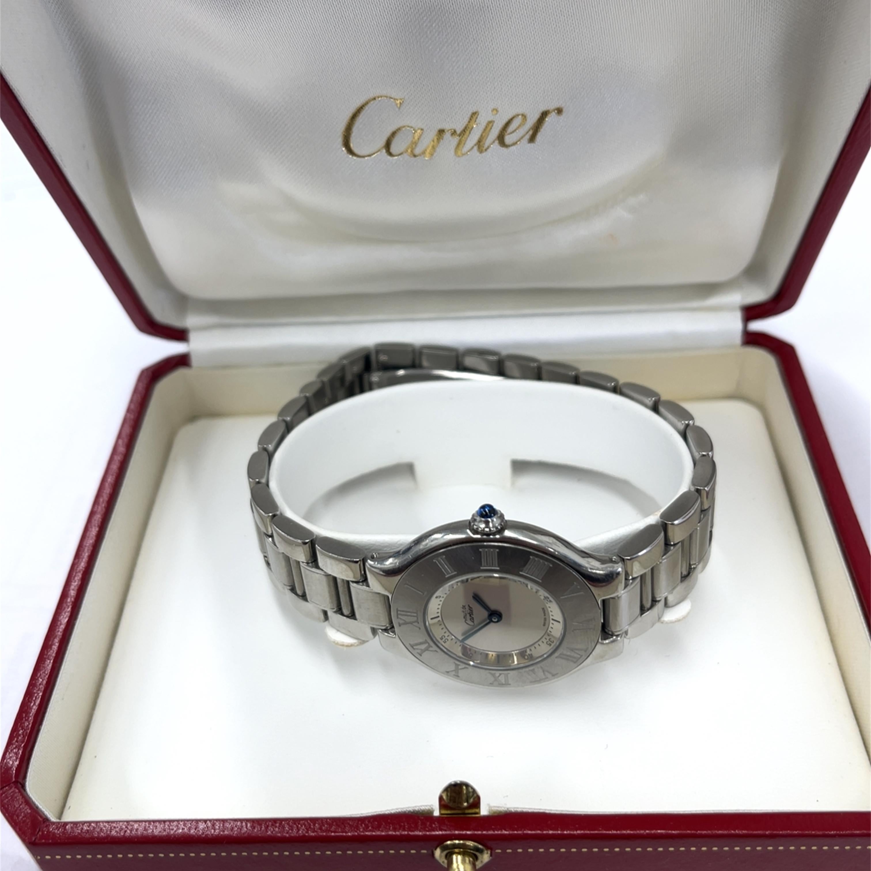 Cartier Must de Cartier 21 Ladies Quartz Watch – Model 1330 Damen