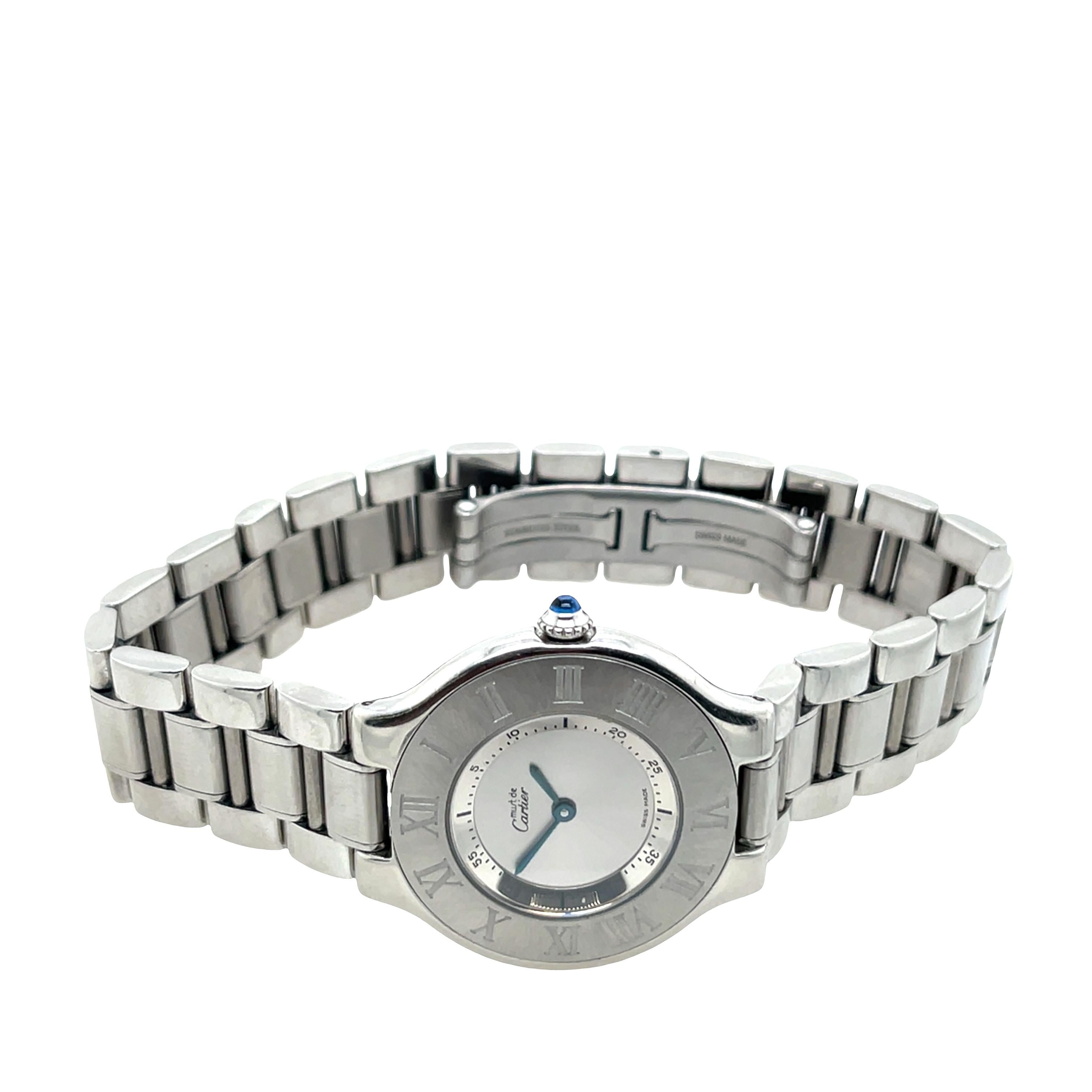 Cartier Must de Cartier 21 Ladies Quartz Watch – Model 1330 2