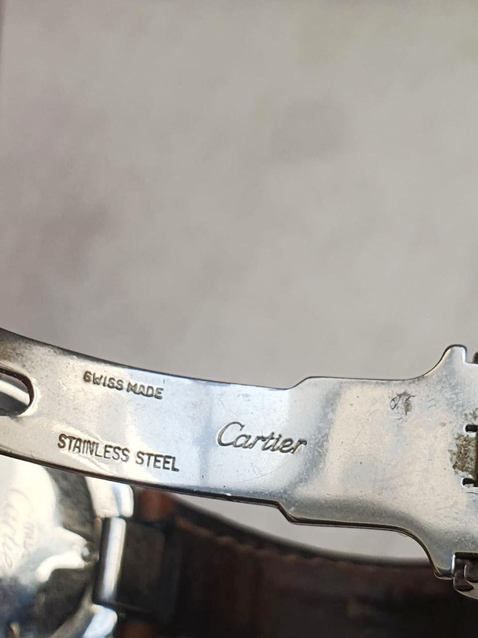 Reloj de pulsera de cuarzo para mujer Cartier Must de Cartier 21 de acero inoxidable y oro Hecho a mano