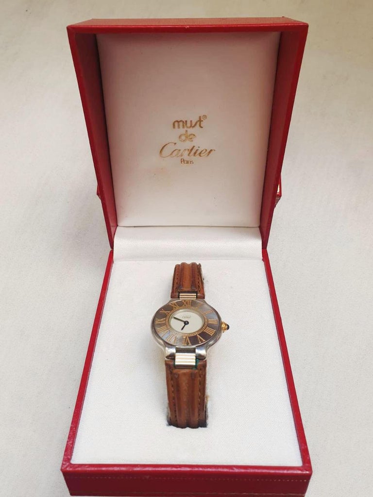 Reloj de pulsera de cuarzo para mujer Cartier Must de Cartier 21