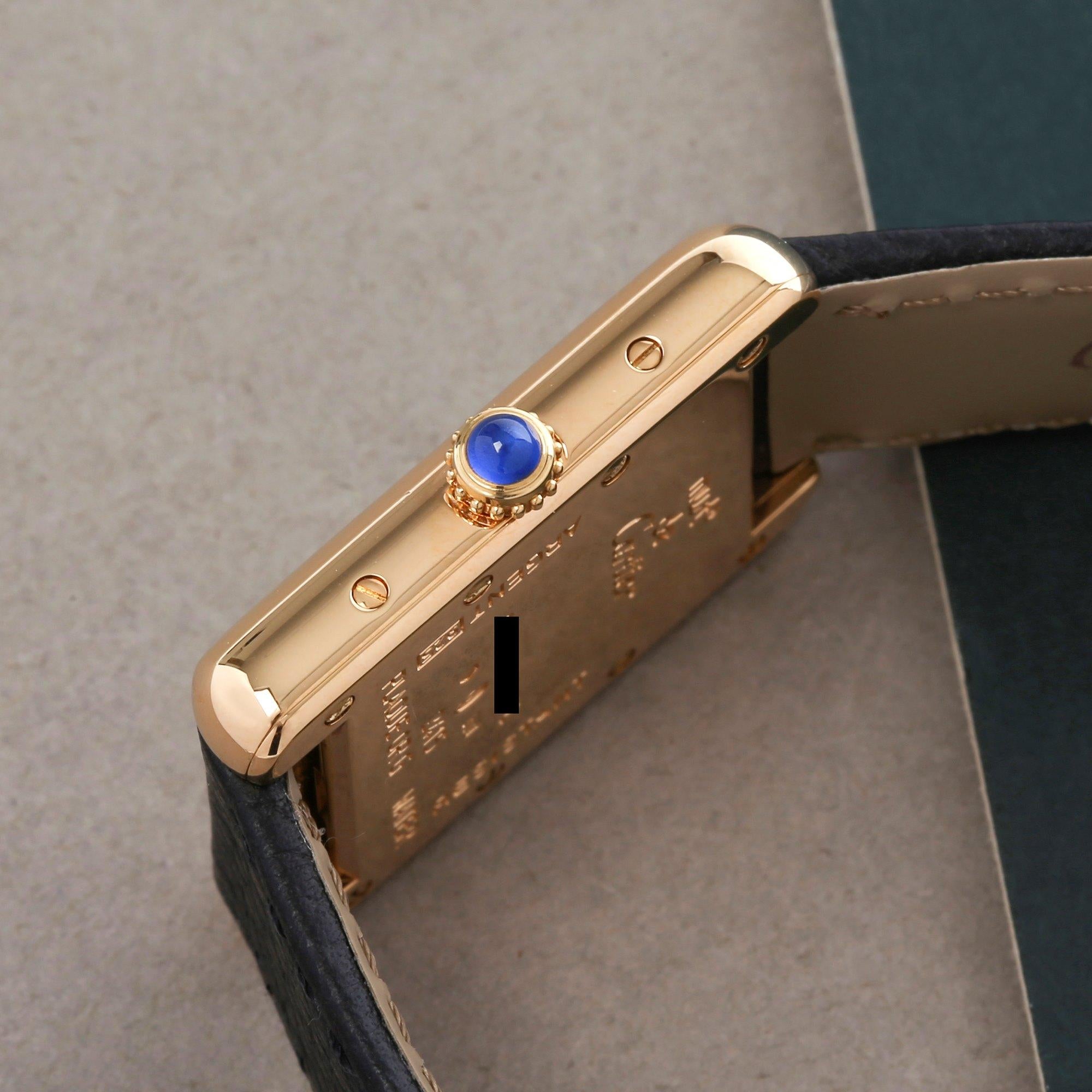 Cartier Must de Cartier 2415 Damen Gold plattiert Uhr 1