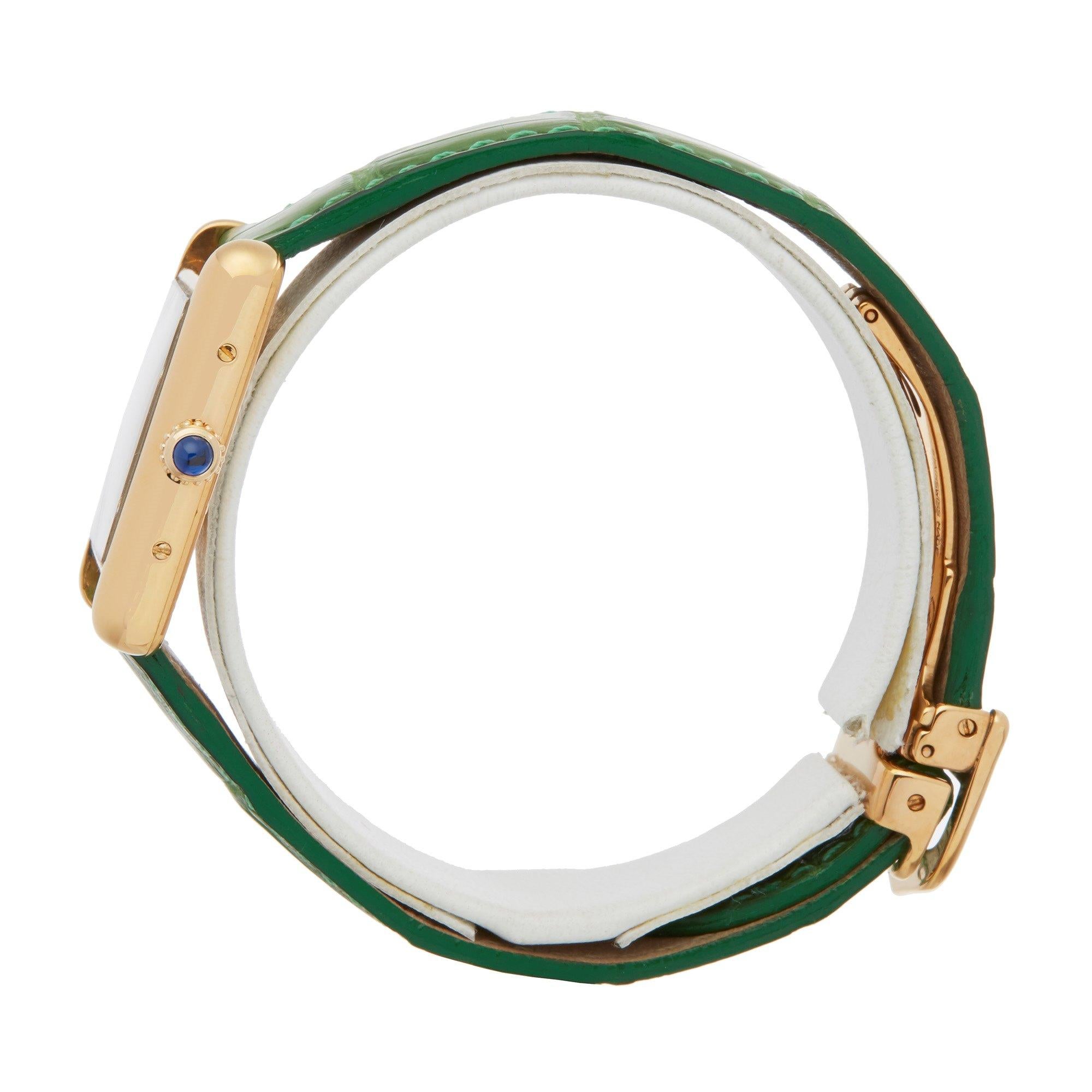 Cartier Must de Cartier 2415 Herrenuhr vergoldet im Zustand „Hervorragend“ in Bishops Stortford, Hertfordshire