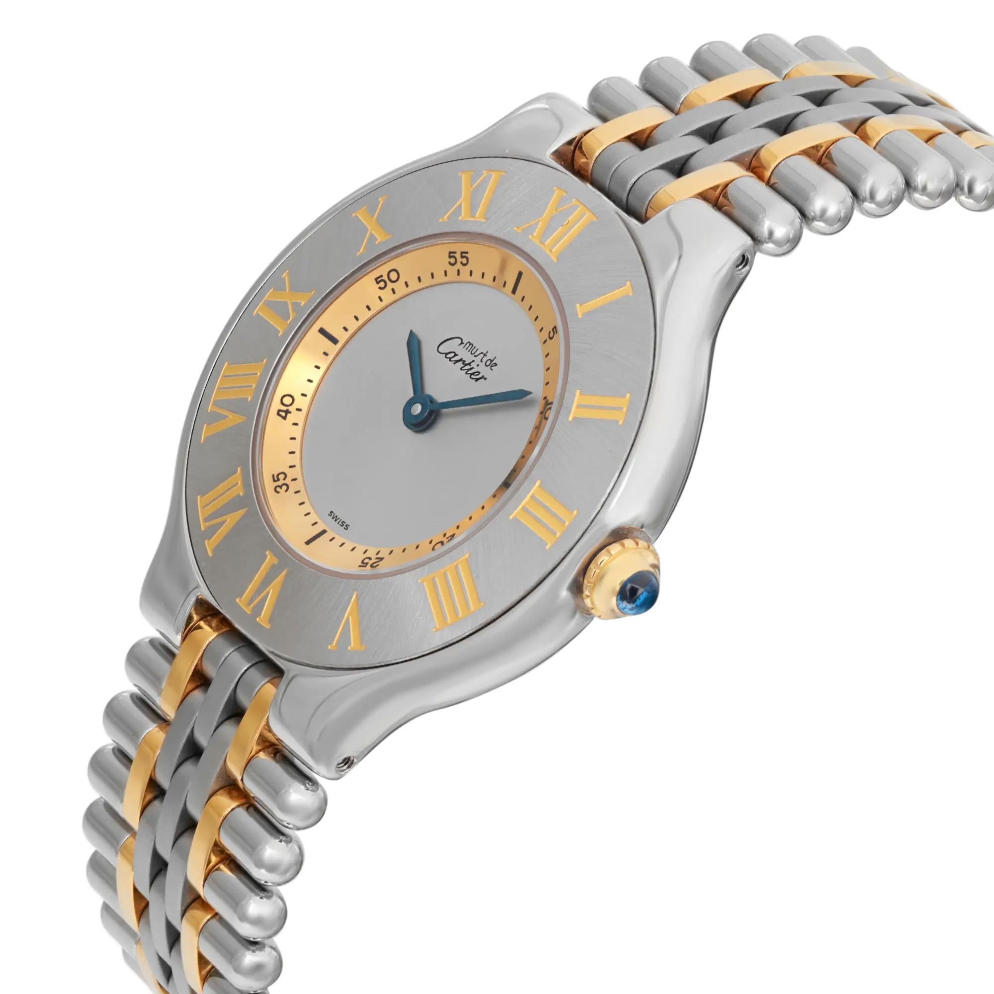 Cartier Must de Cartier 31MM Gold Steel Ladies Watch ref. 1330 W525665 2