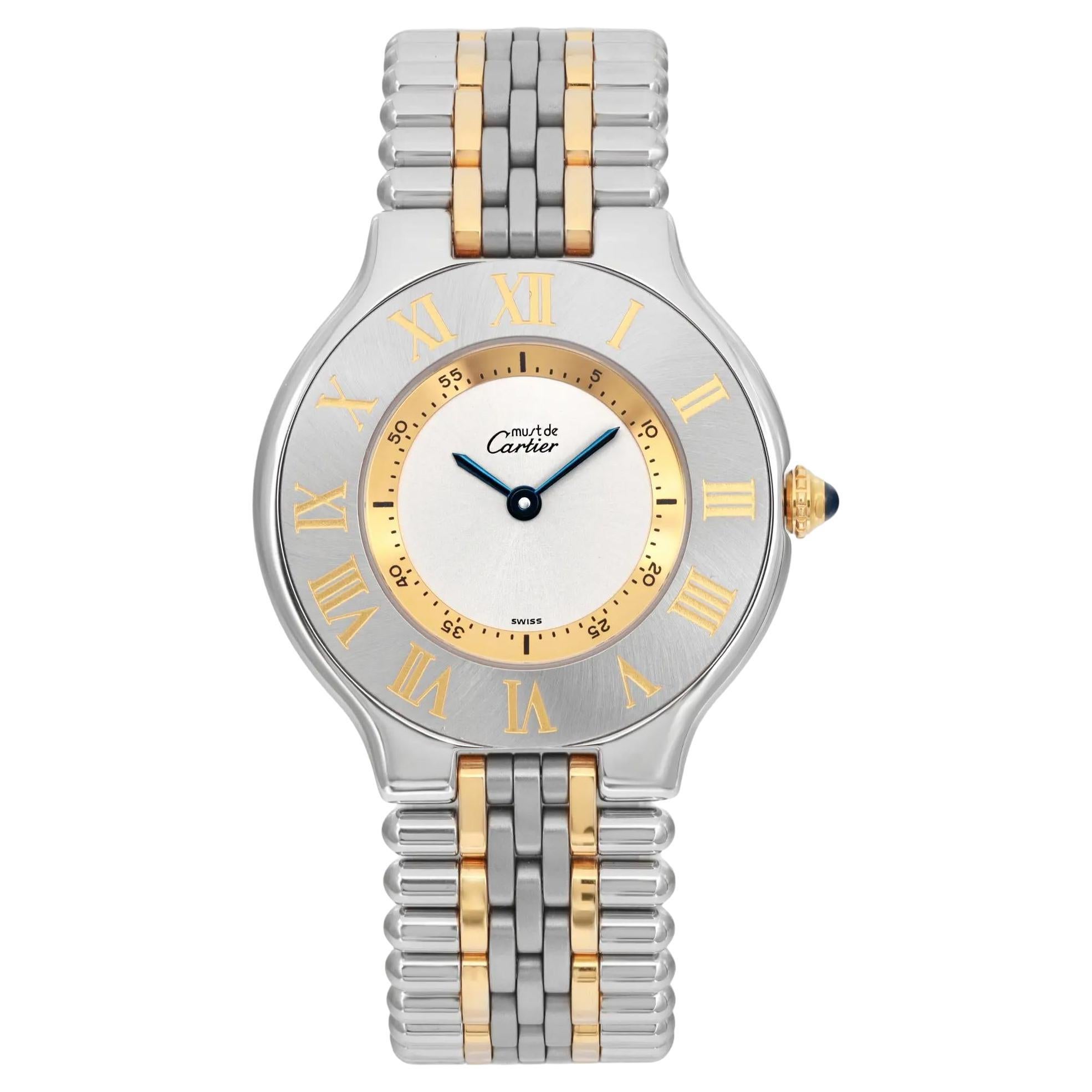 Cartier Must de Cartier 31MM Gold Steel Ladies Watch ref. 1330 W525665