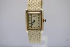 Cartier Must de Cartier 5057001  Roman Numeral Dial  Gold-Plated Case
