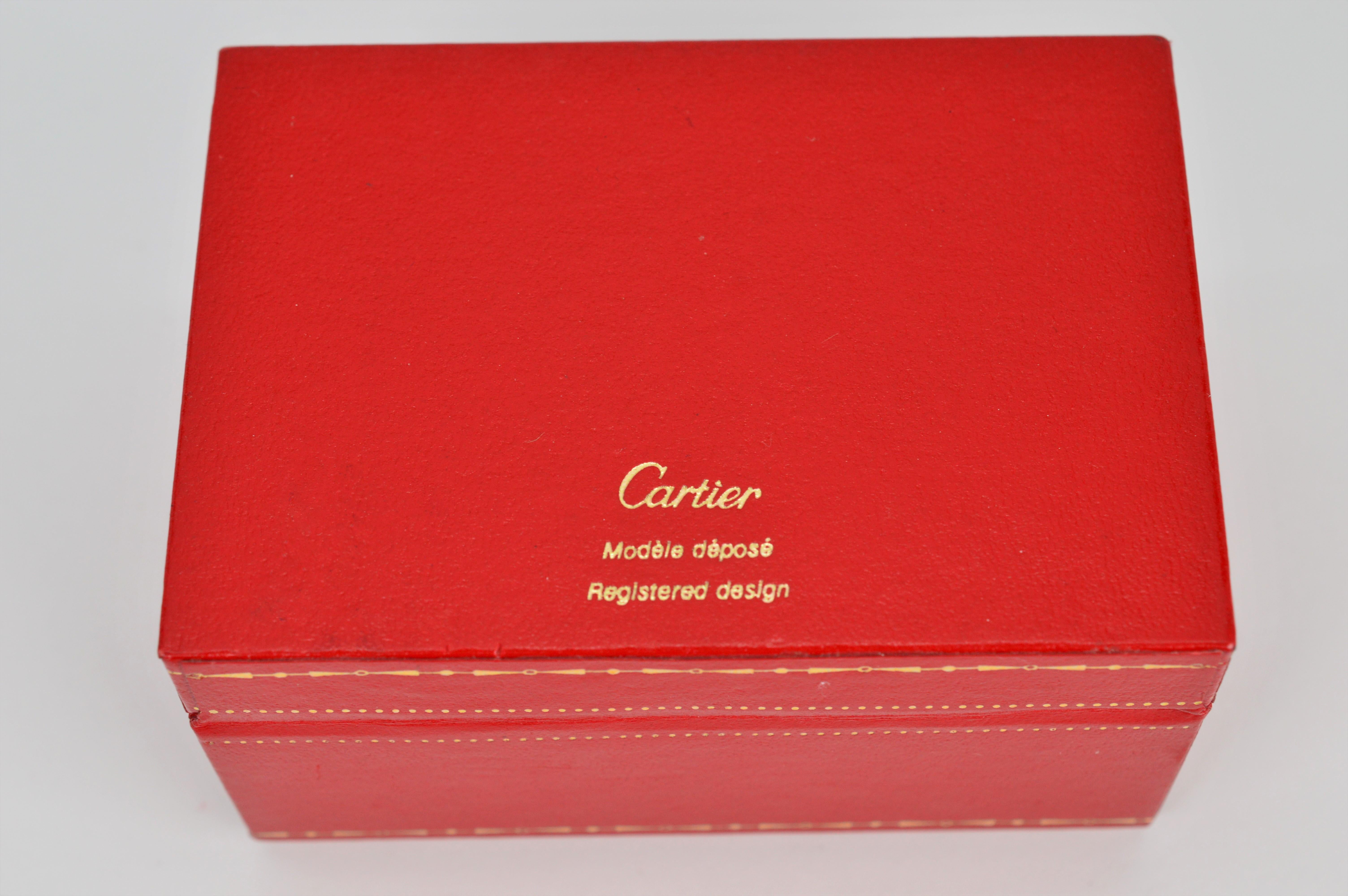 Cartier Must de Cartier Argent Plaque Oro Quartz 30mm Wrist Watch w Box Papers 7