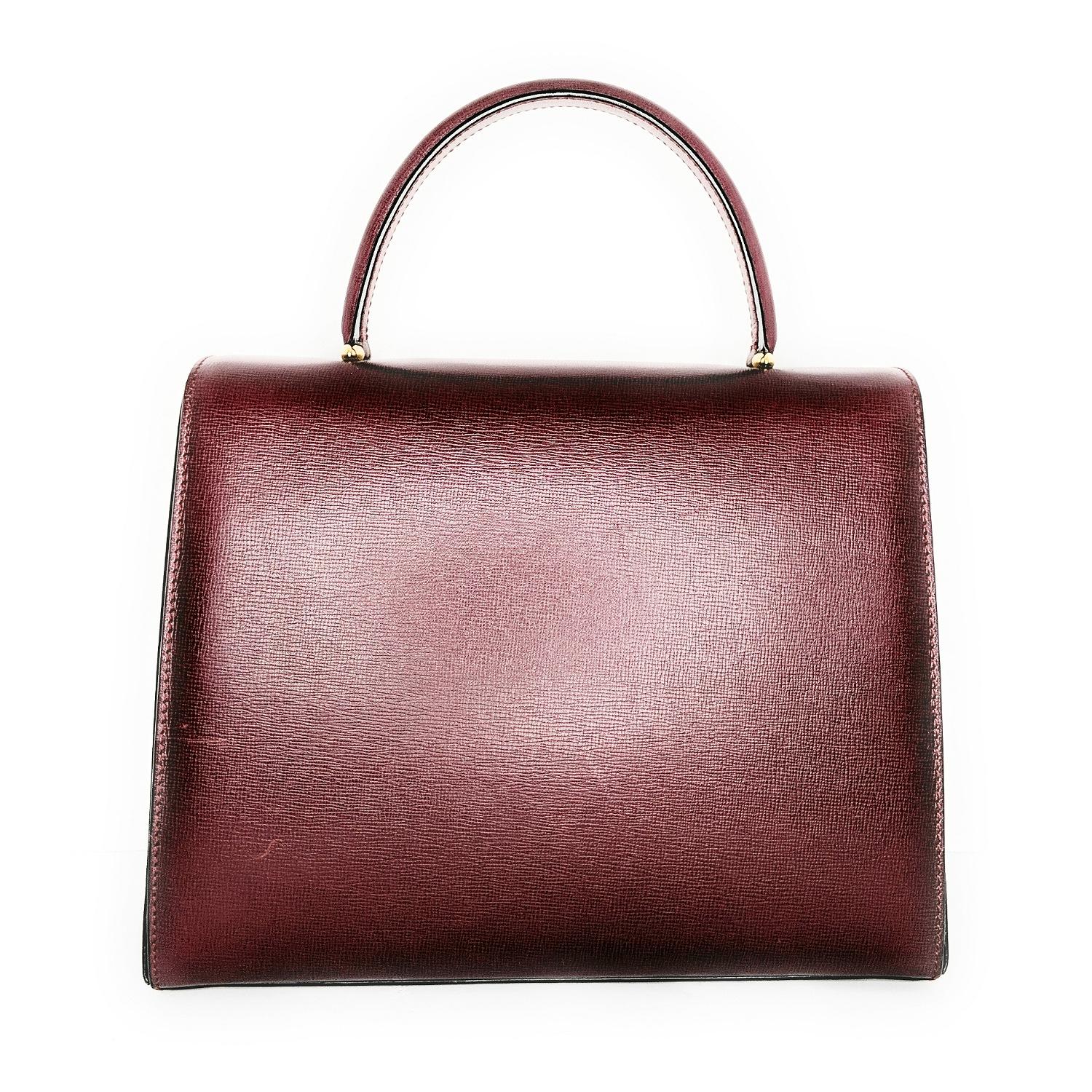 Cartier Must de Cartier Bordeaux Calf Leather Handbag at 1stDibs ...