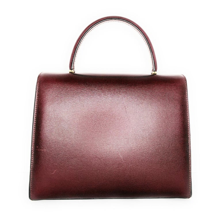 Cartier Must de Cartier Bordeaux Calf Leather Handbag at 1stDibs