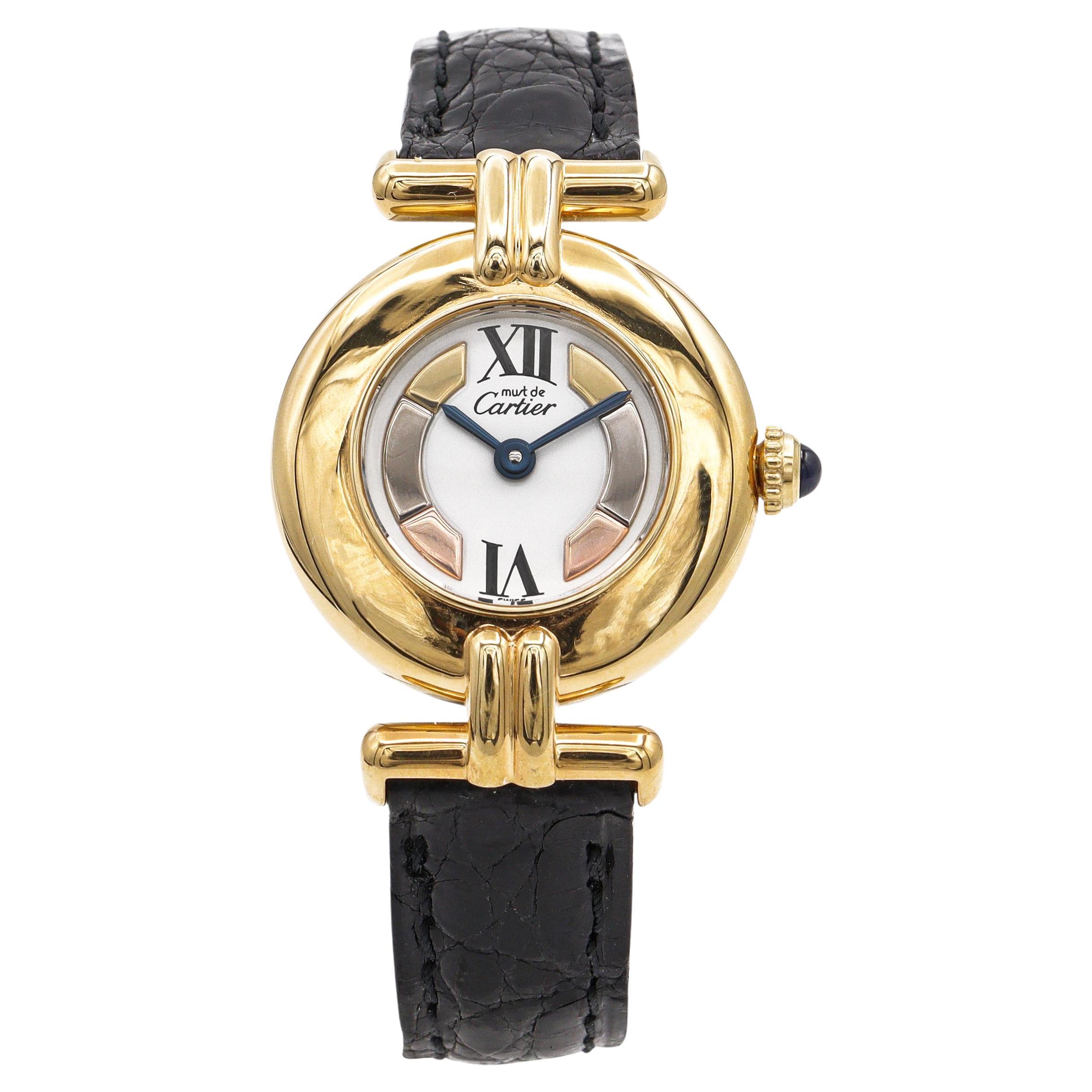 Cartier Must de Cartier Colisée Vermeil Quartz Women
s Watch Ref. 1902