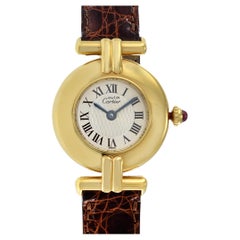 Cartier Must de Cartier Colisee Uhr aus Vermeil-Quarz