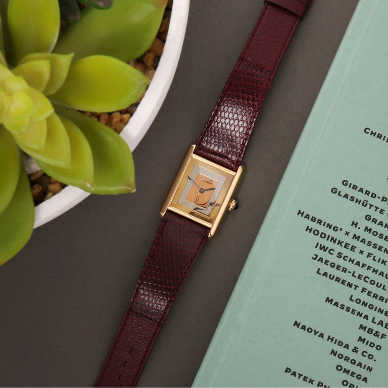 Cartier Must de Cartier Ladies GoldPlated Watch at 1stDibs