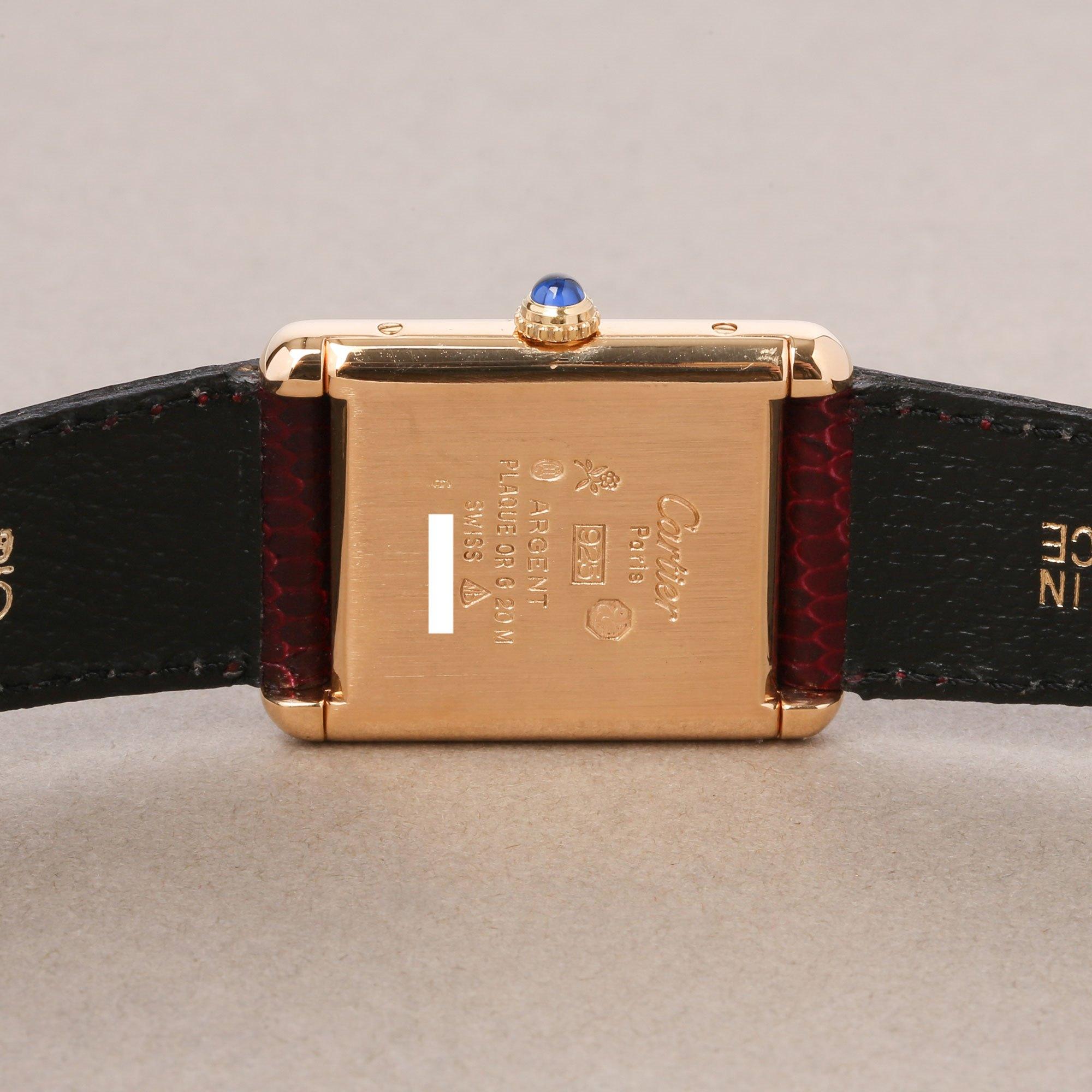 Cartier Must de Cartier Damenuhr vergoldet 2