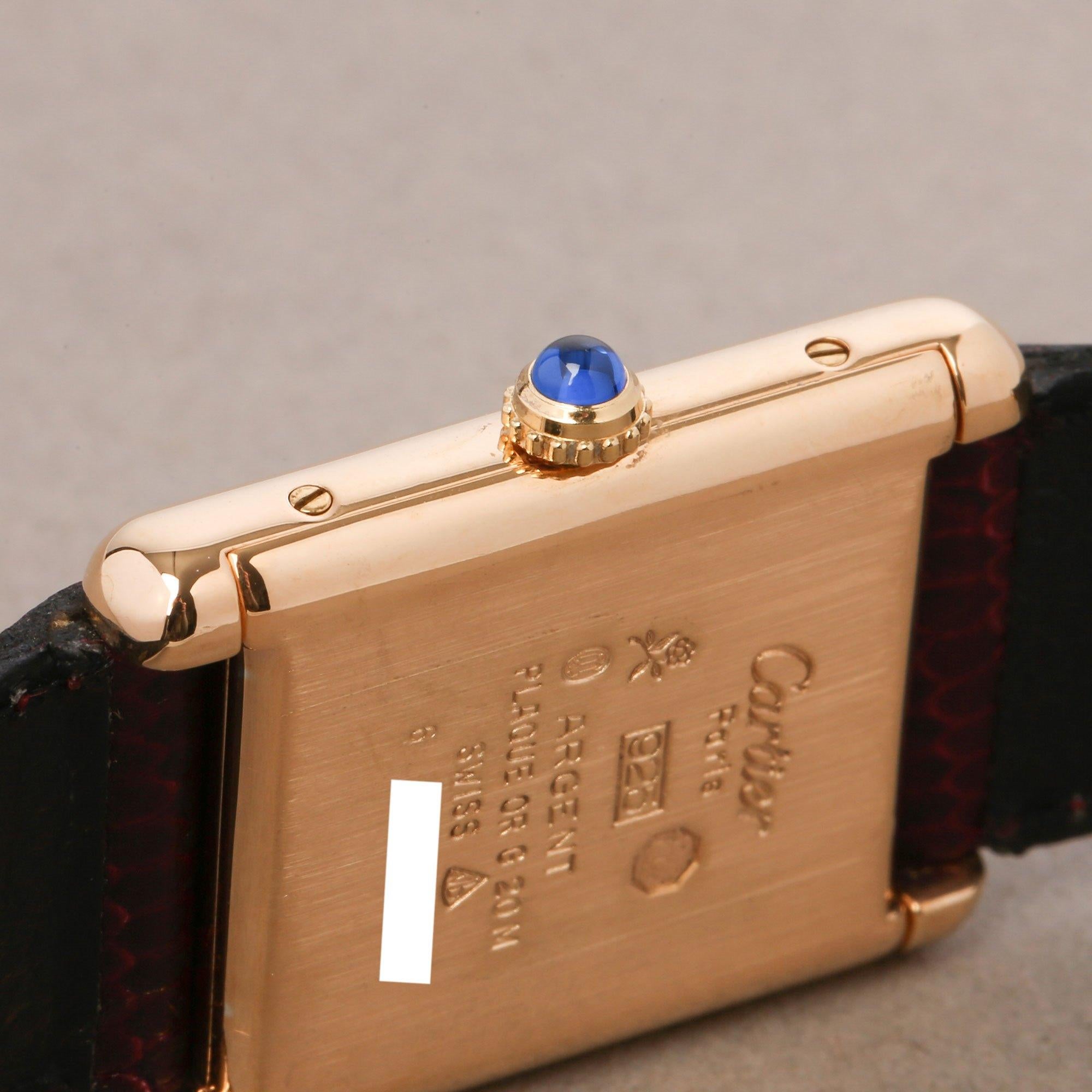 Cartier Must de Cartier Damenuhr vergoldet 4