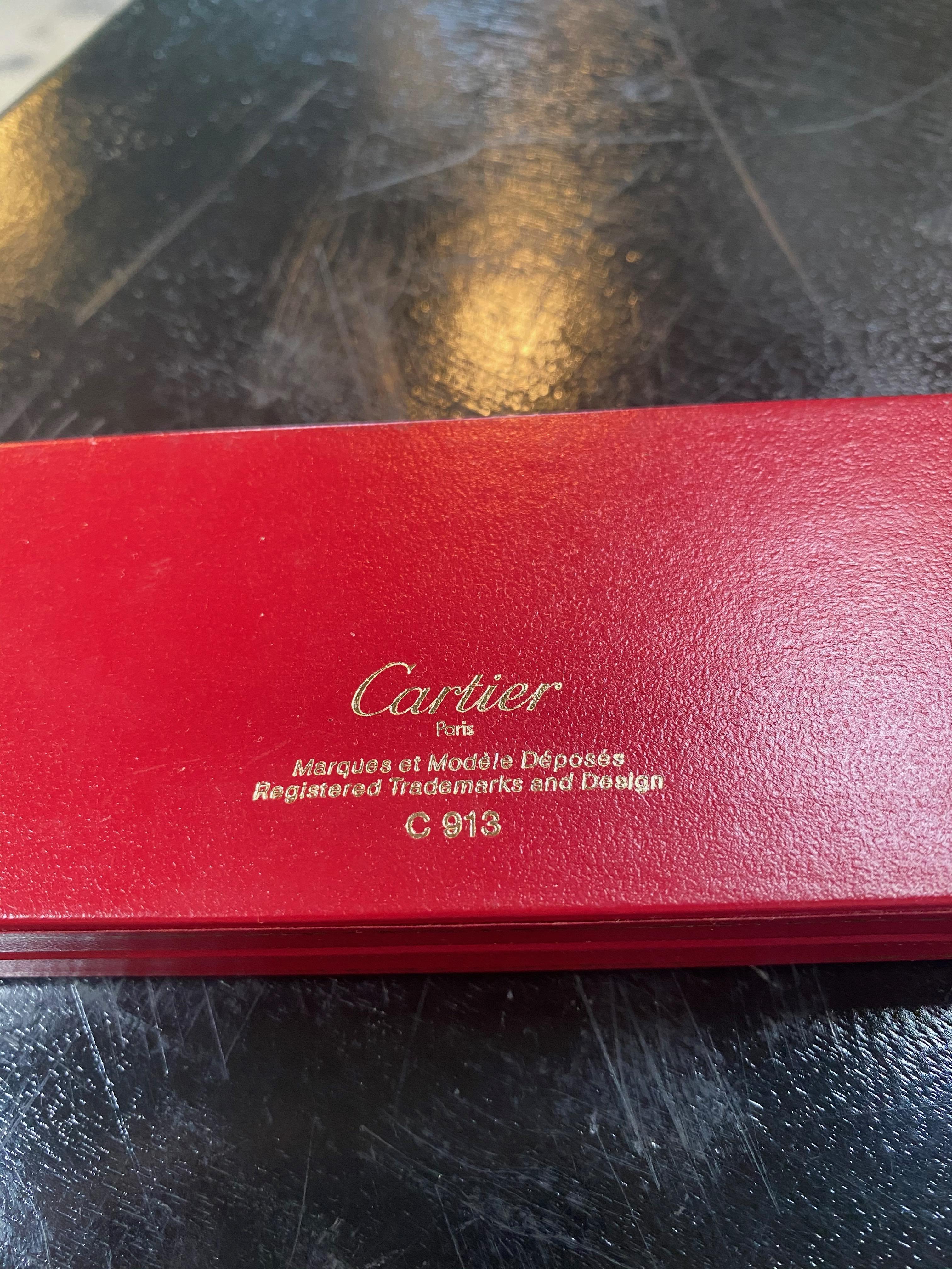 Cartier Must de Cartier Letter Opener Three Golds and Palladium 1