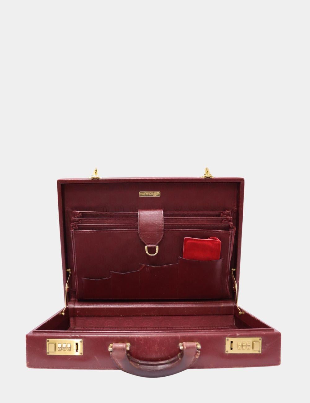 Cartier Must de Cartier Men's Top Handle Briefcase For Sale 5