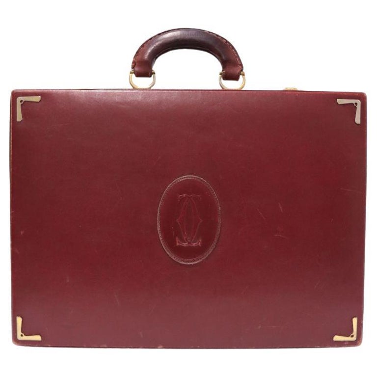 Cartier Must de Cartier Men's Top Handle Briefcase at 1stDibs