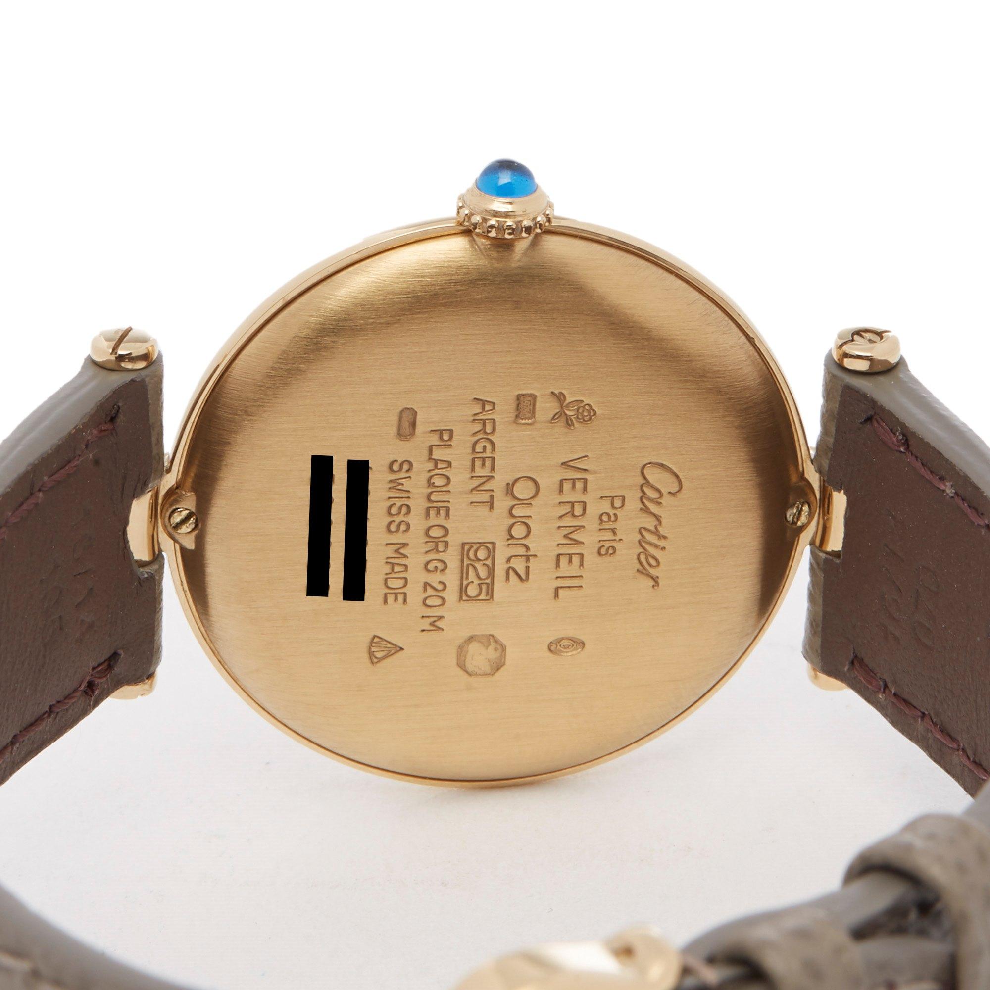 Cartier Must de Cartier Ronde 101958 Ladies Gold-Plated Watch 1