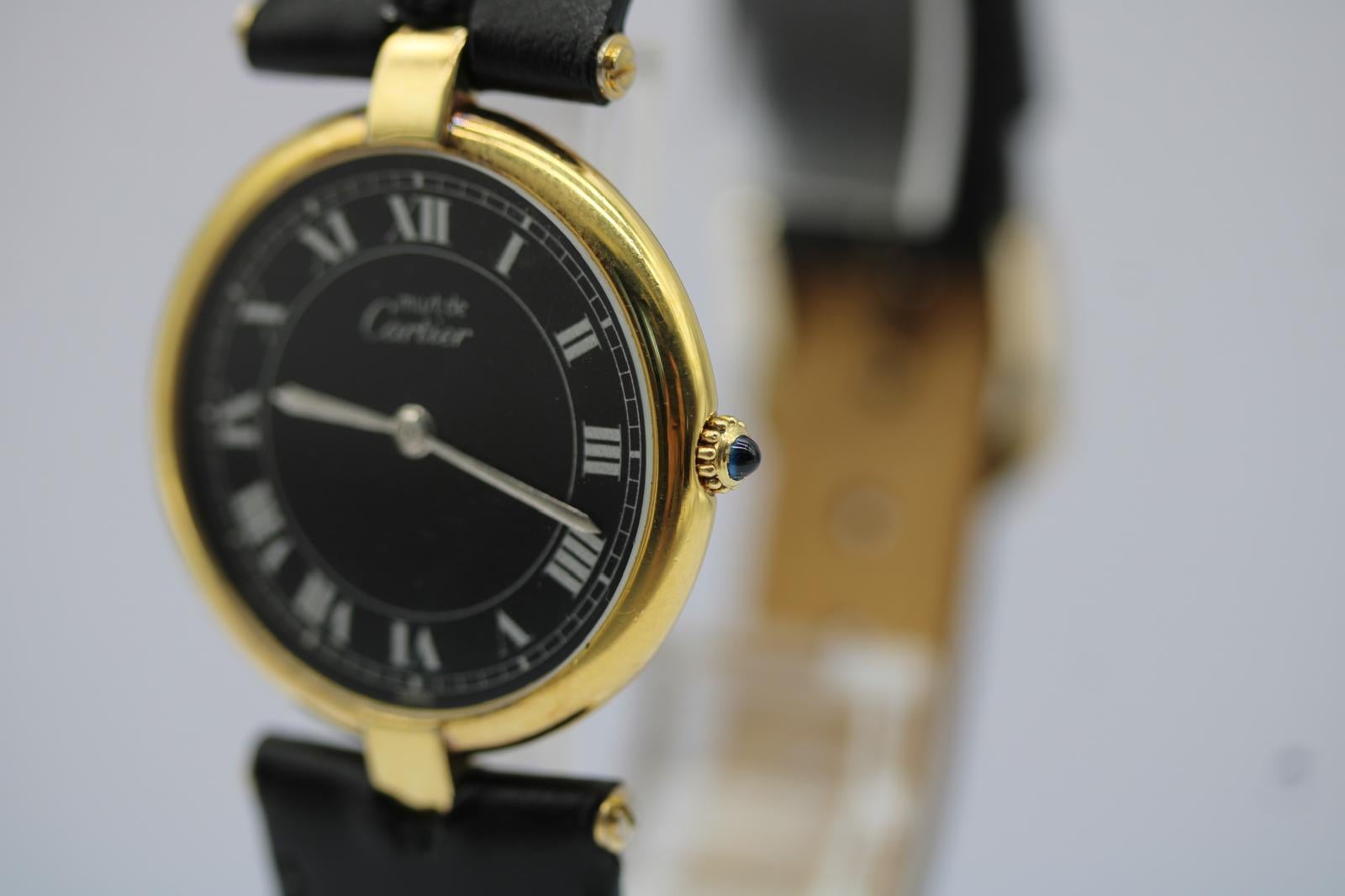 Cartier Must De Cartier Ronde Vendôme im Zustand „Gut“ im Angebot in London, GB