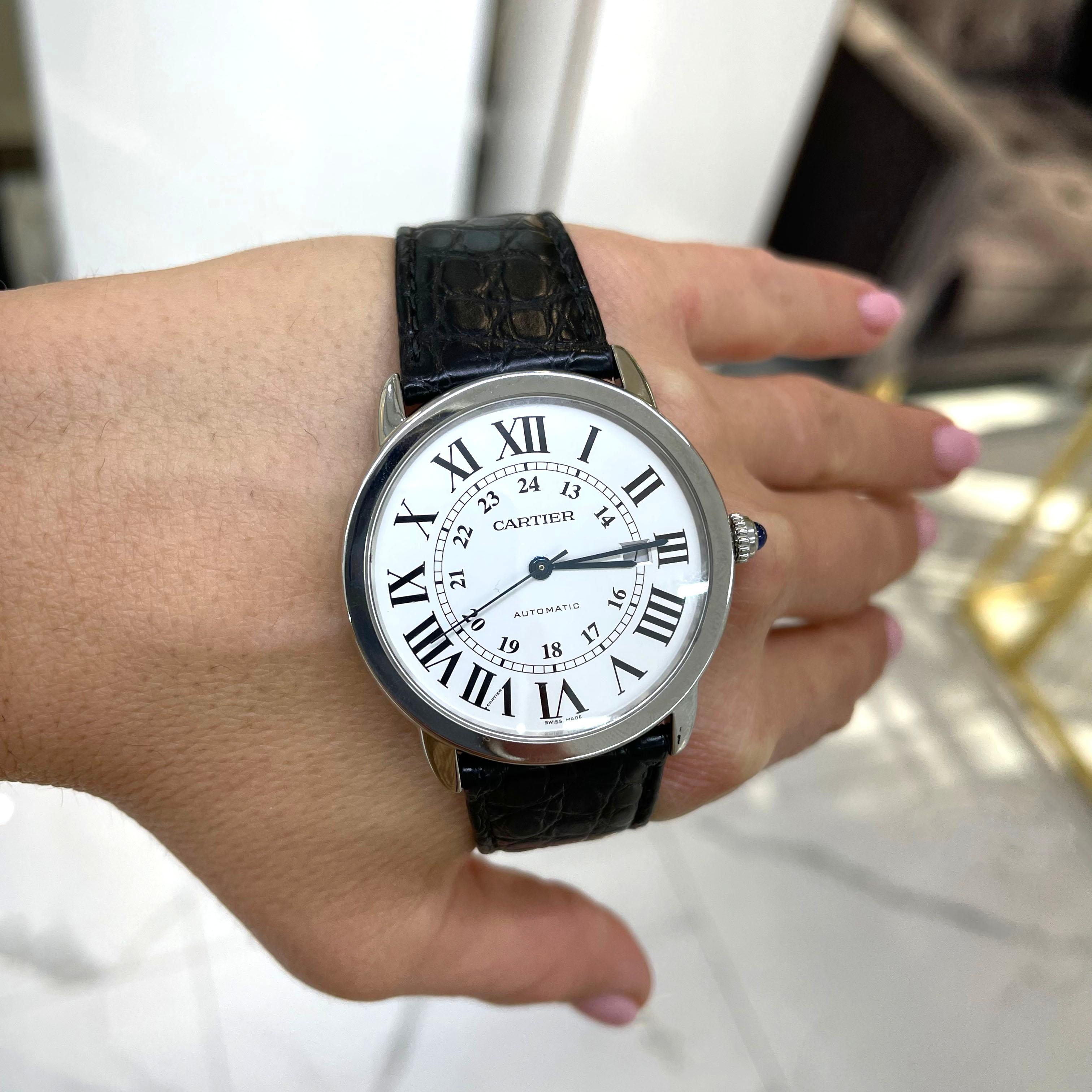 Cartier Must de Cartier Ronse Solo W6701010 3802 42MM Men’s Watch 5