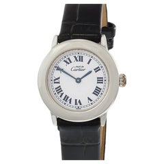 Cartier Must de Cartier Sterling Silver Calatrava Reference 1806 Quartz