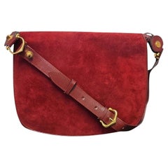 Cartier Must De Cartier Suede Leather Crossbody Bag