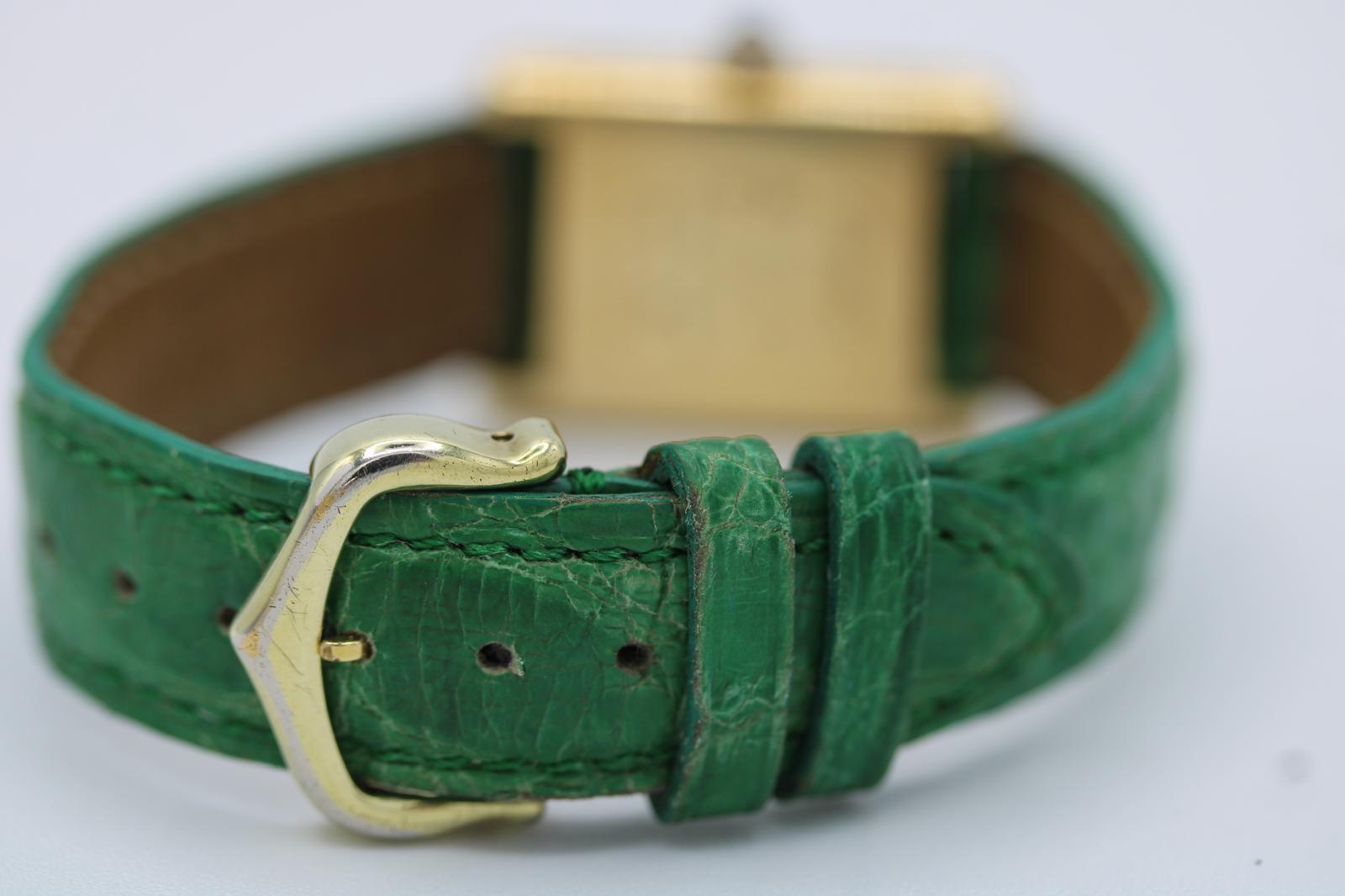 Must de Cartier Tank C91006  20mm x 28mm  Greene & Greene  Vintage en vente 4