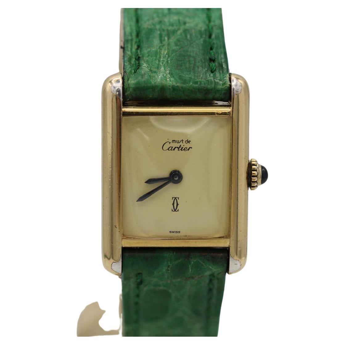 Must de Cartier Tank C91006  20mm x 28mm  Greene & Greene  Vintage en vente