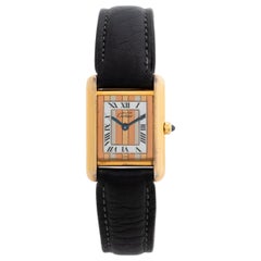 Cartier Must De Cartier Tank Montre Femme:: Ref 3660:: Avec Boîte