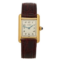 Cartier Must de Cartier Tank  Ladies Yellow Gold Paris Watch