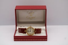 Cartier Must de Cartier Tank  Large 25mm x 30mm  Red Lapis Dial  1984