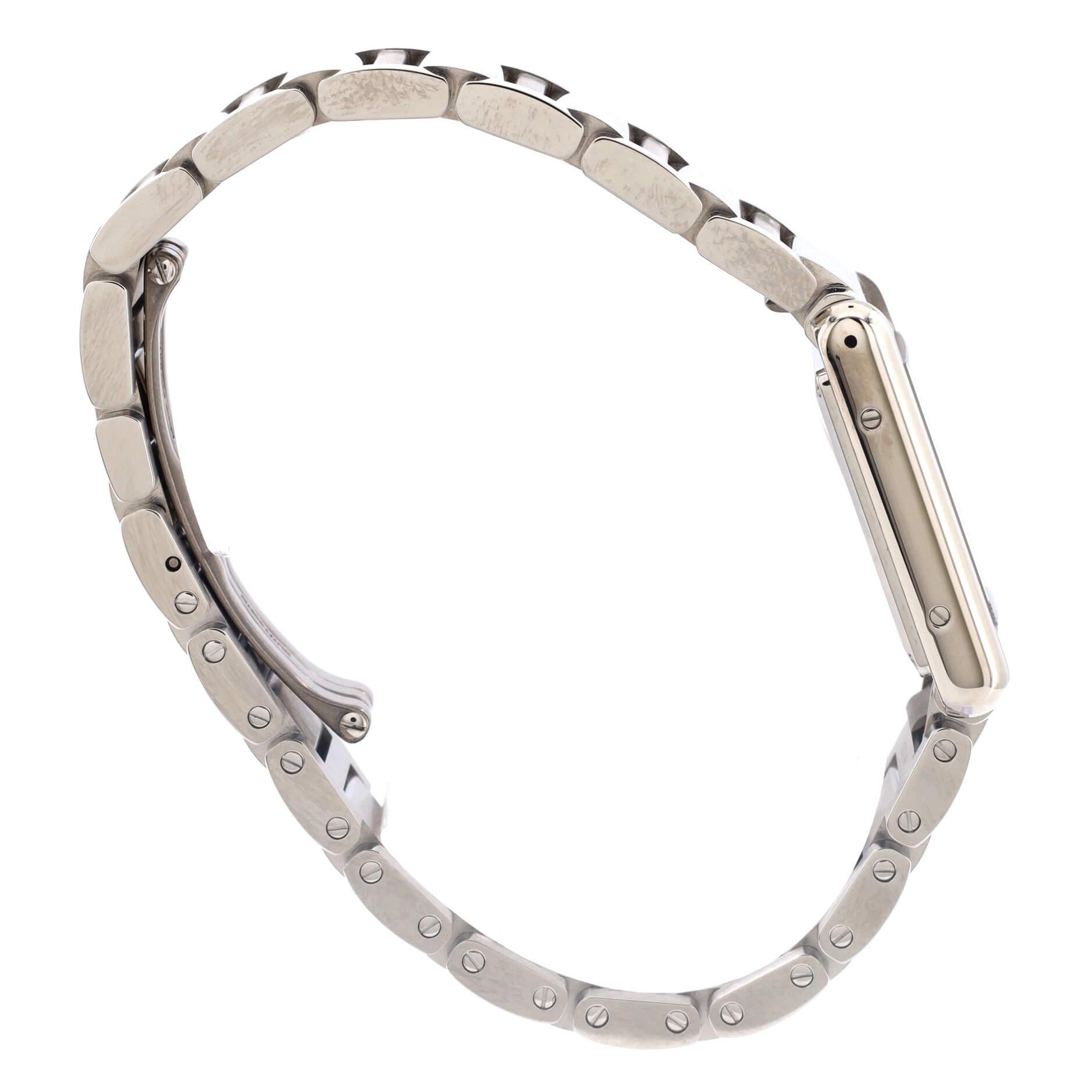 Cartier Must de Cartier Tank-Quarz-Uhr aus Edelstahl 22 für Damen oder Herren