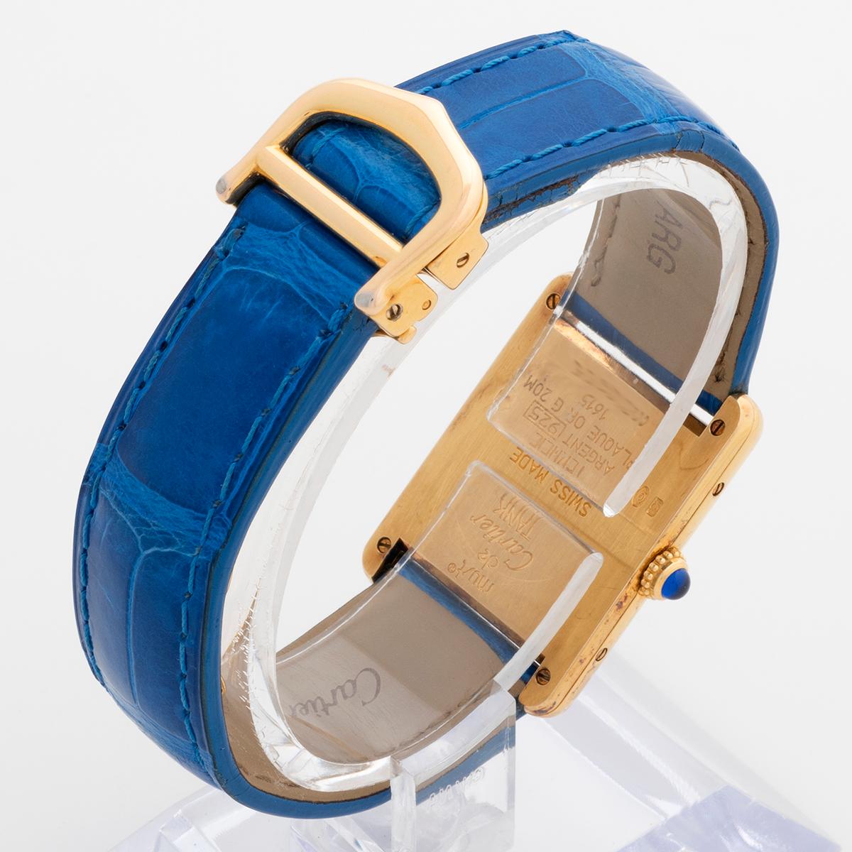 Cartier Must De Cartier Tank 'Reference 1615' Vintage & Selten, mit Box/Büchern 1