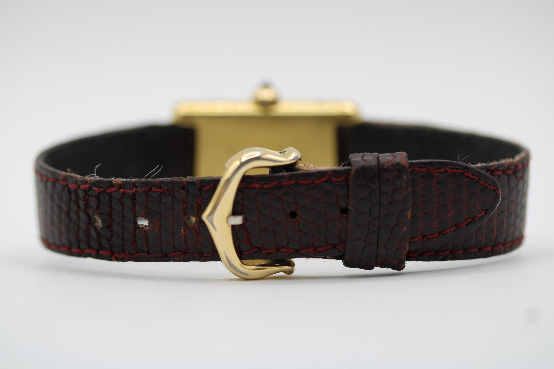 Cartier Must De Cartier Tank Vermeil 4