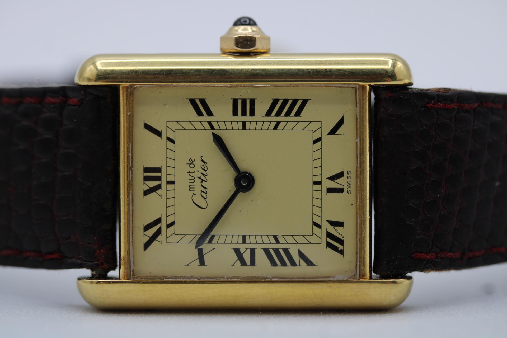 Cartier Must De Cartier Tank Vermeil 5