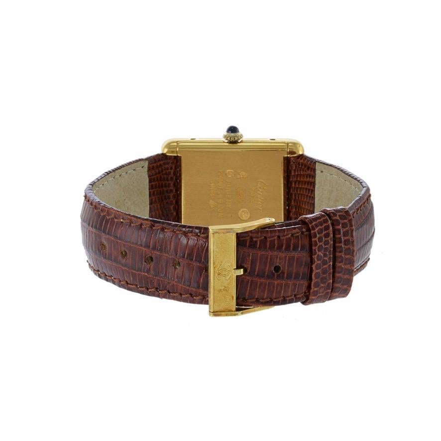 Cartier Must de Cartier Tank Vermeil Handaufzug 1