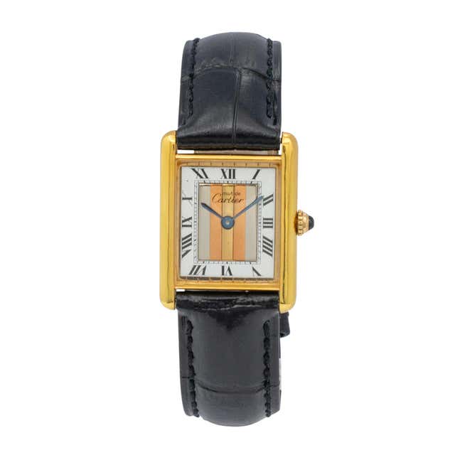 Cartier Must de Cartier Tank Ladies Yellow Gold Paris Watch at 1stDibs ...