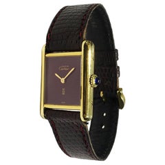 Cartier Must de Cartier Tank Vermeil Vintage Watch