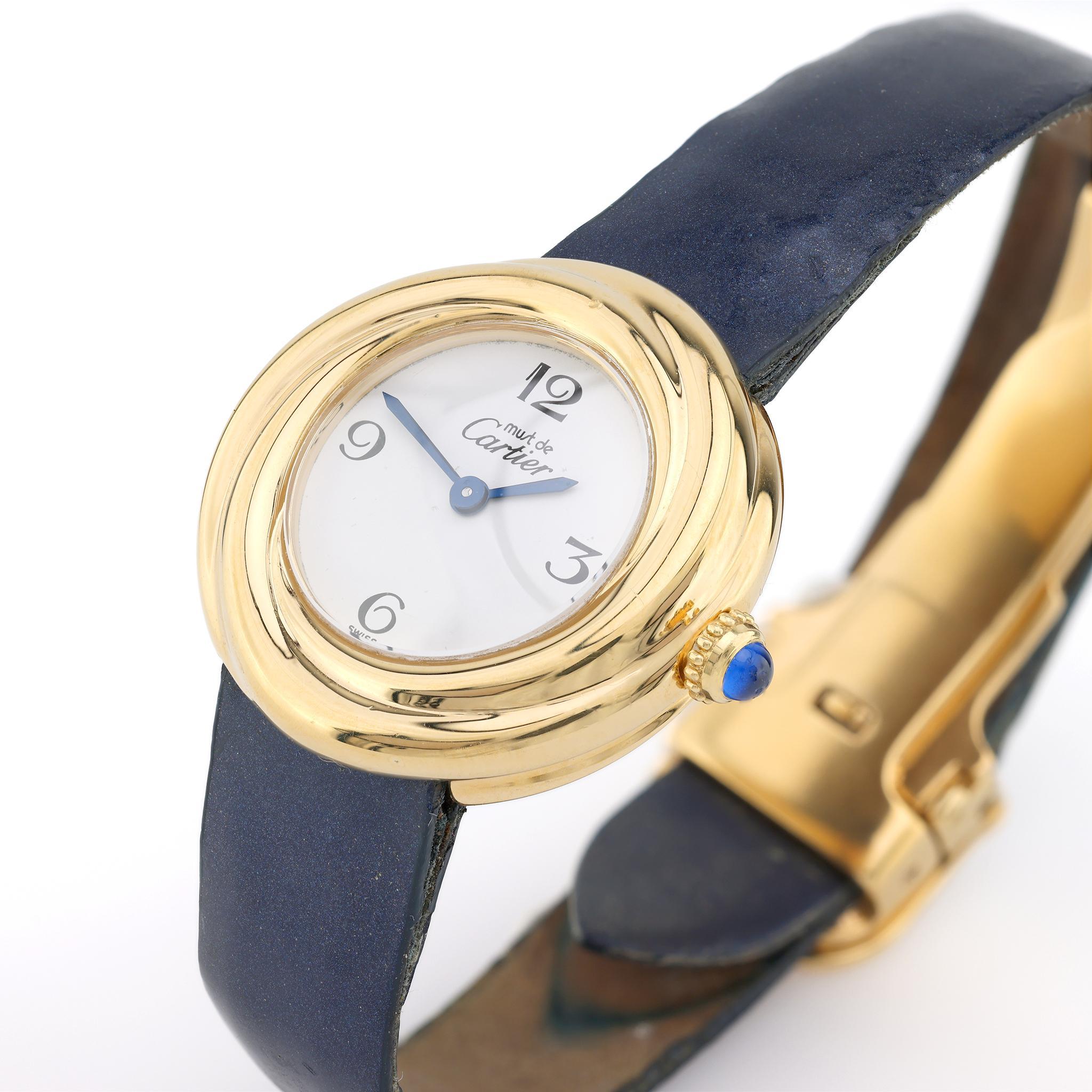 Women's or Men's Cartier Must de Cartier Trinity Gold Plated Watch