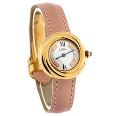 Montre Must de Cartier Trinity Quartz Vermeil Plated Sterling Silver