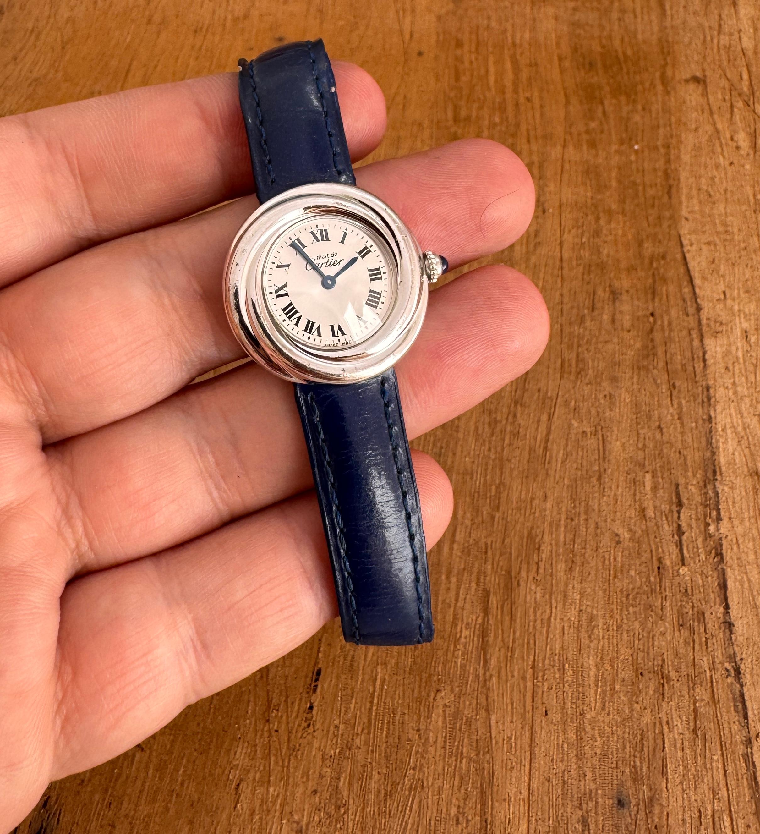 Reloj Cartier Must de Cartier Trinity Silver 2439 en venta 2