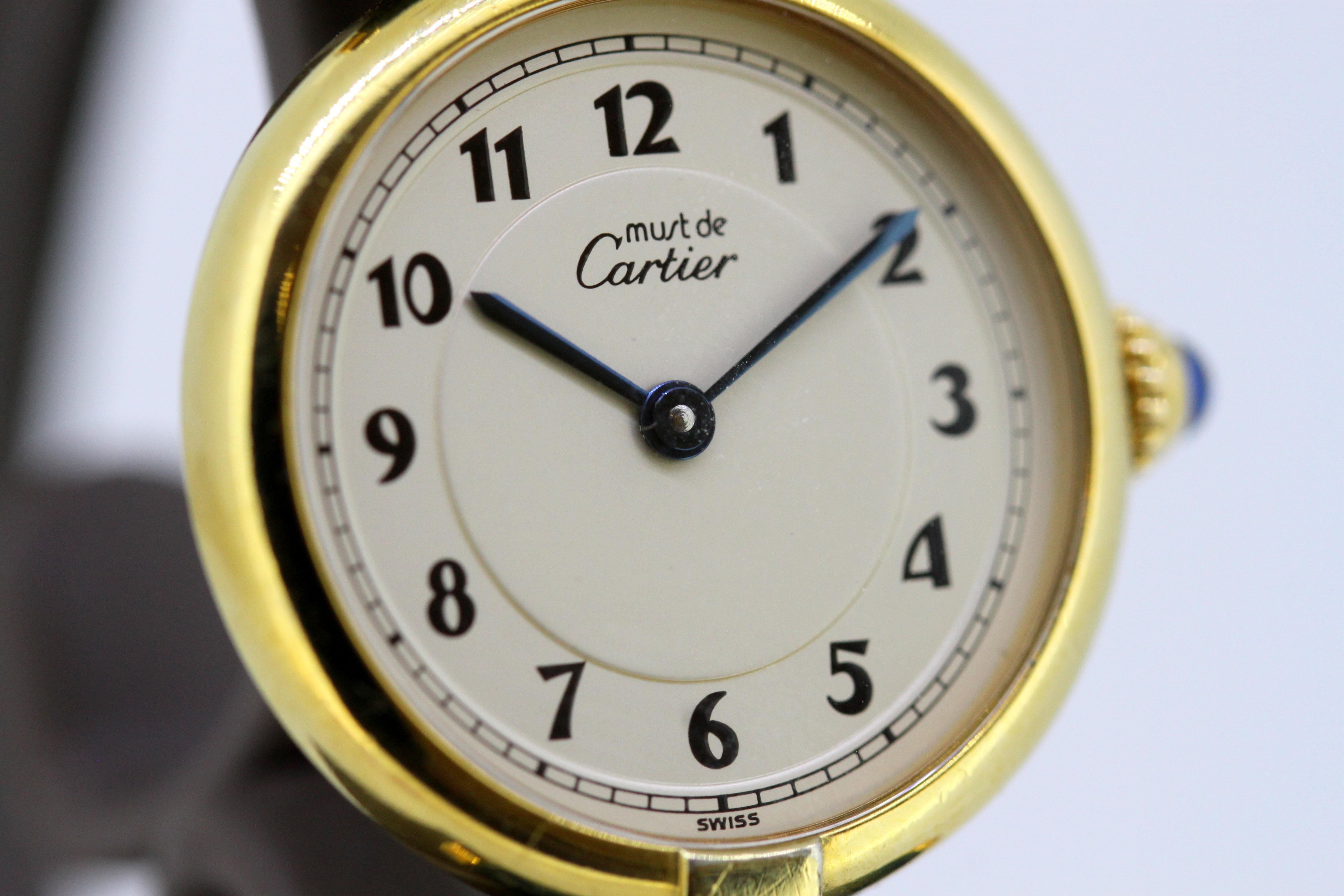 Cartier:: Must de Cartier Vendôme:: Réf. 590004:: Femmes:: 1970-1979 2
