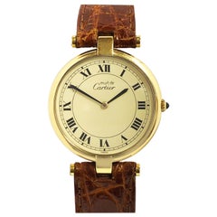 Cartier Must de Cartier Vendome Vermeil Quarz-Armbanduhr