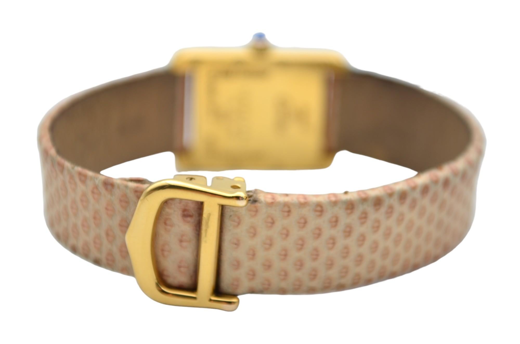 Cartier Must De Cartier Vermeil Ladies Quartz 30x22mm Ref: 2415 6