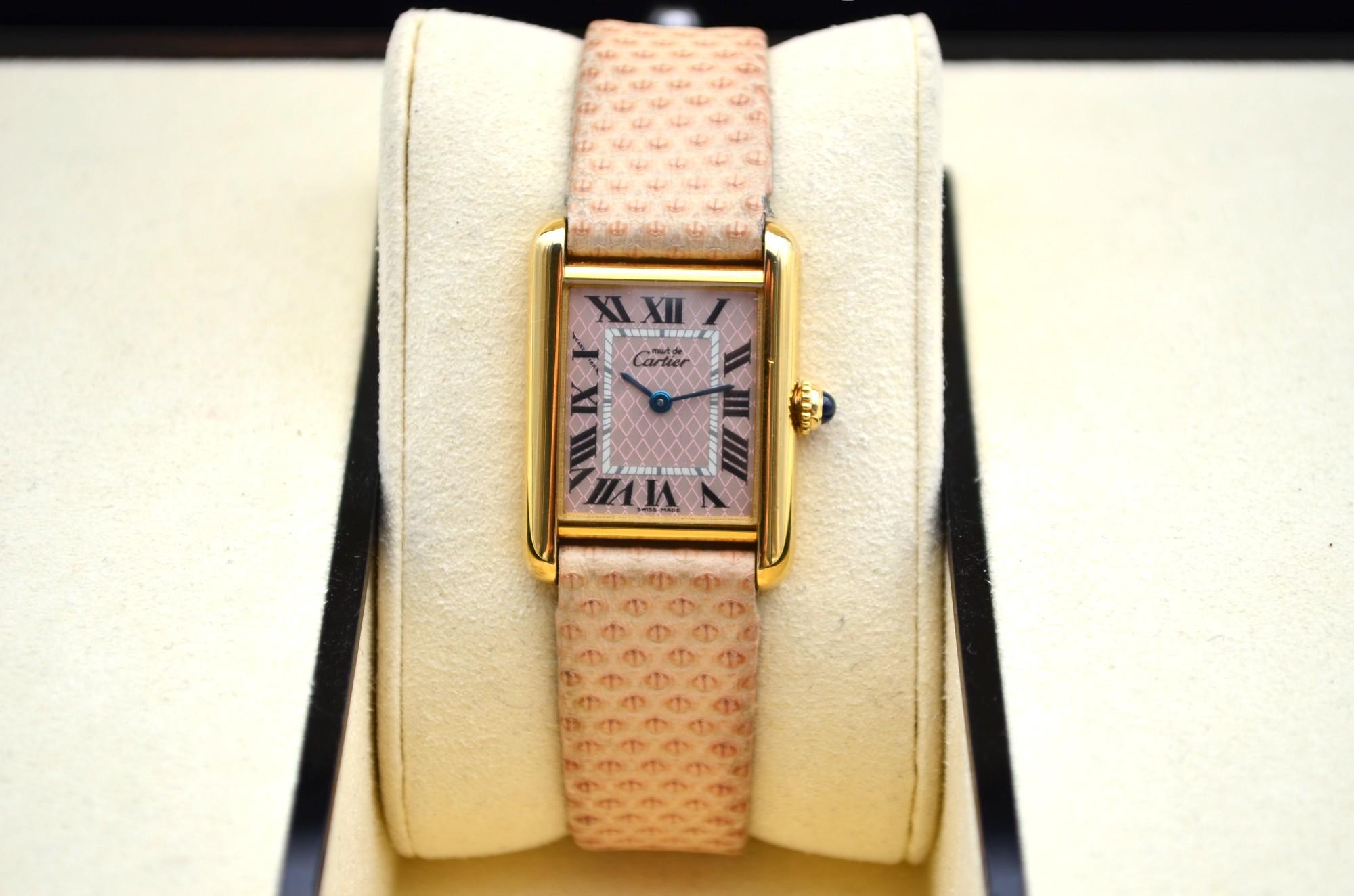 Women's Cartier Must De Cartier Vermeil Ladies Quartz 30x22mm Ref: 2415