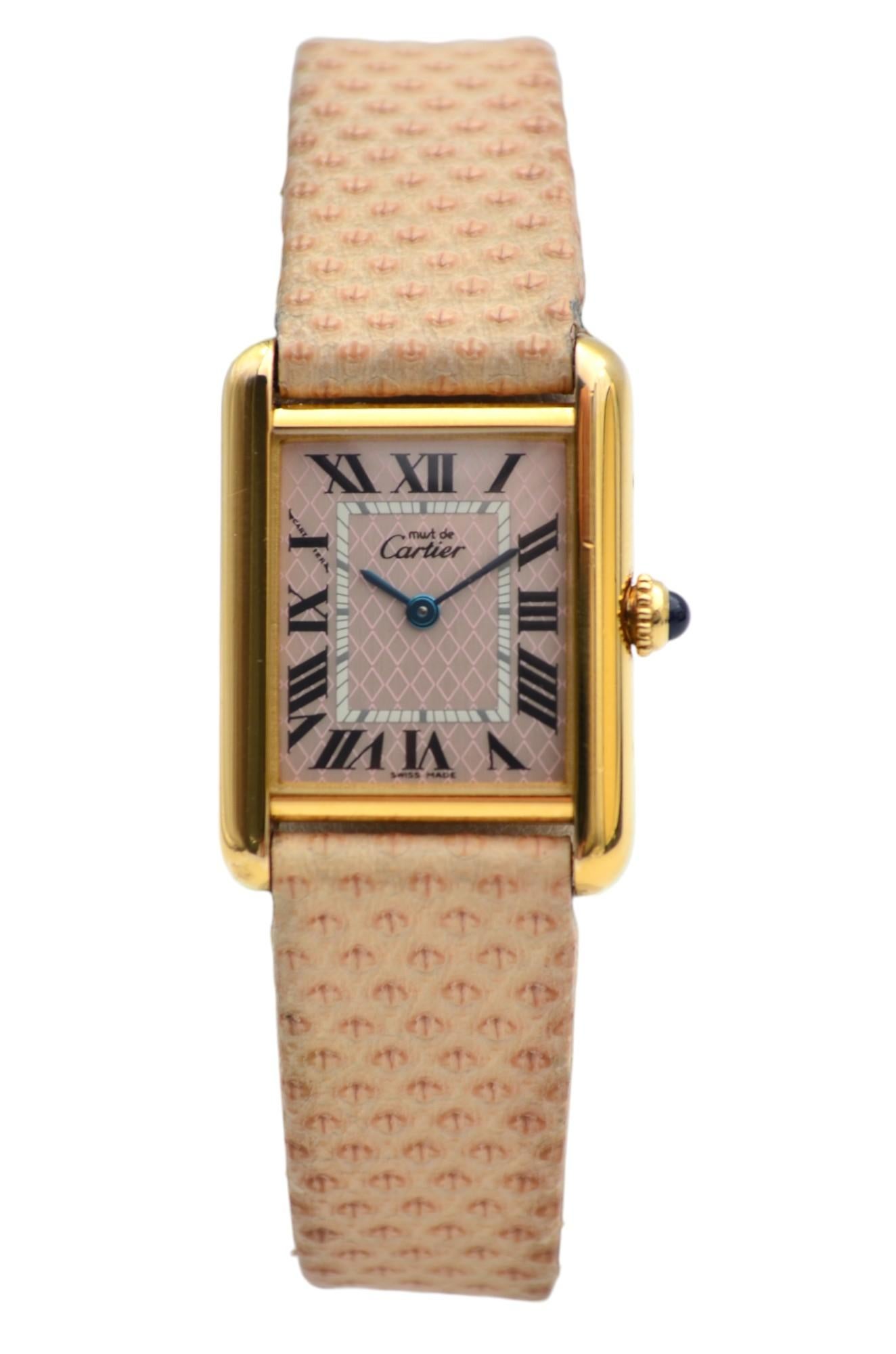 Cartier Must De Cartier Vermeil Ladies Quartz 30x22mm Ref: 2415 1