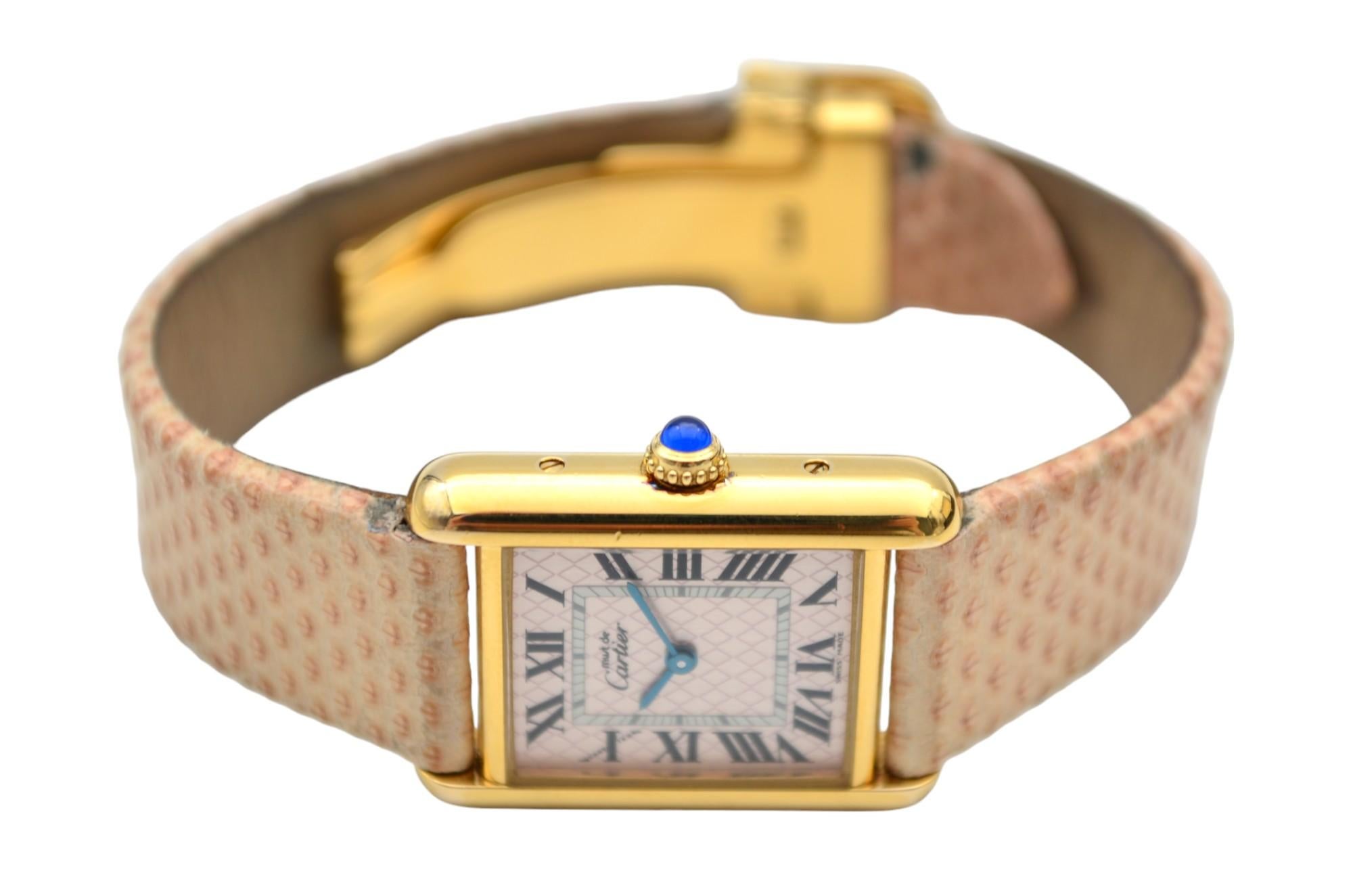 Cartier Must De Cartier Vermeil Ladies Quartz 30x22mm Ref: 2415 3