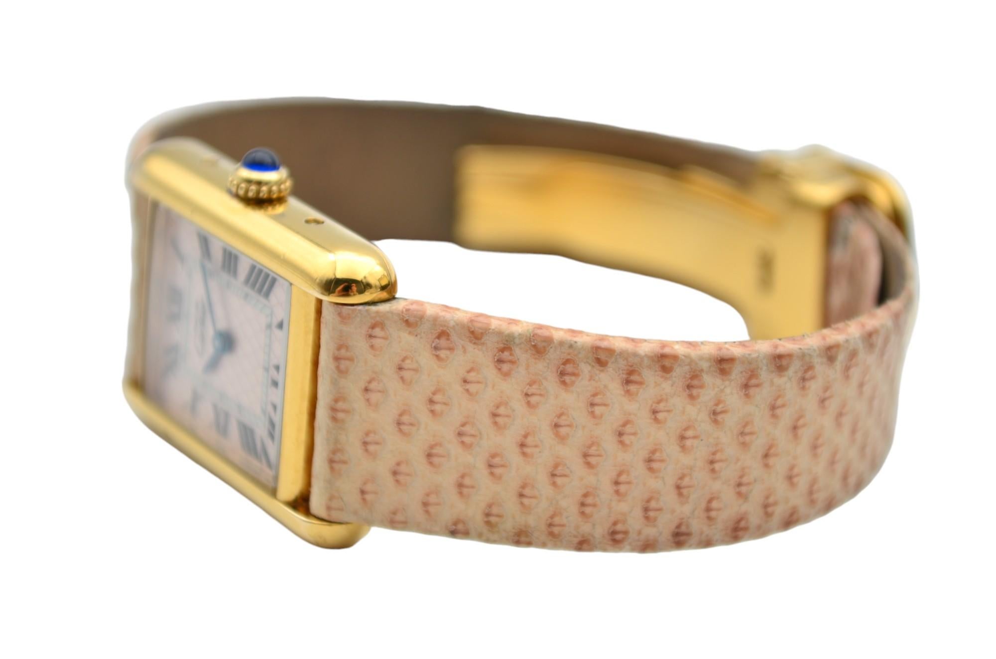 Cartier Must De Cartier Vermeil Ladies Quartz 30x22mm Ref: 2415 4