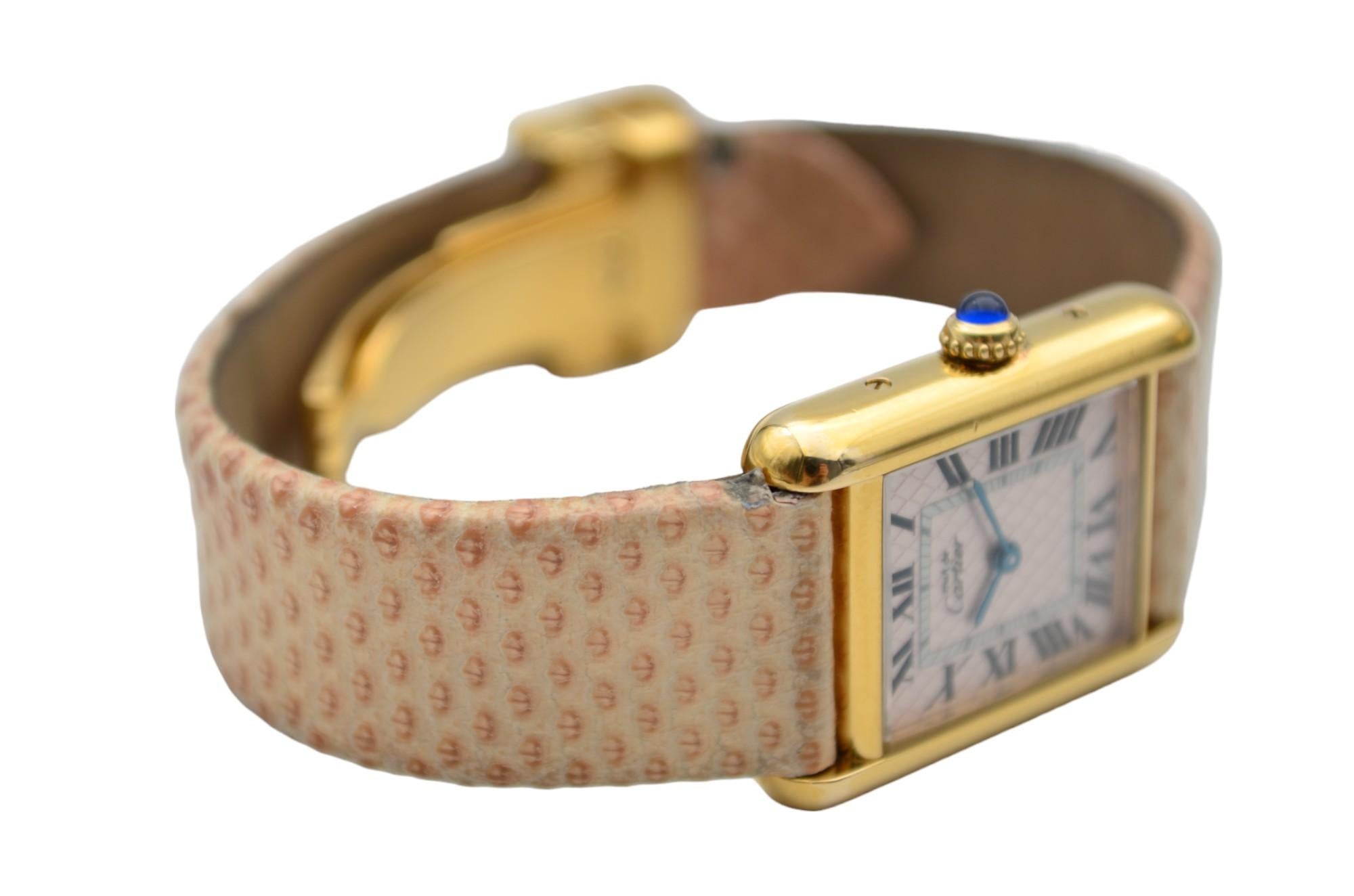 Cartier Must De Cartier Vermeil Ladies Quartz 30x22mm Ref: 2415 5